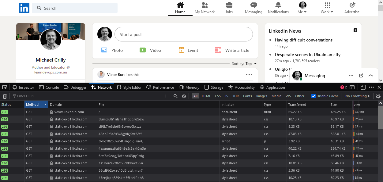 LinkedIn GET Requests